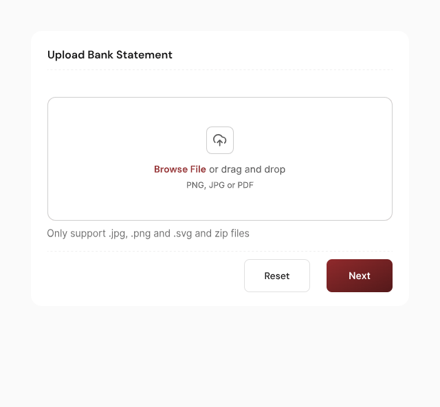 Bank Transaction Preview
